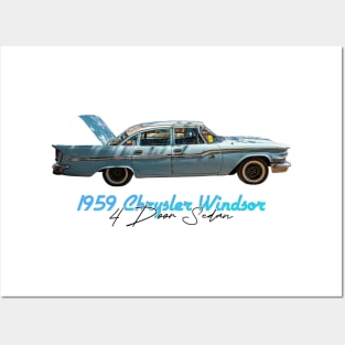 1959 Chrysler Windsor 4 Door Sedan Posters and Art